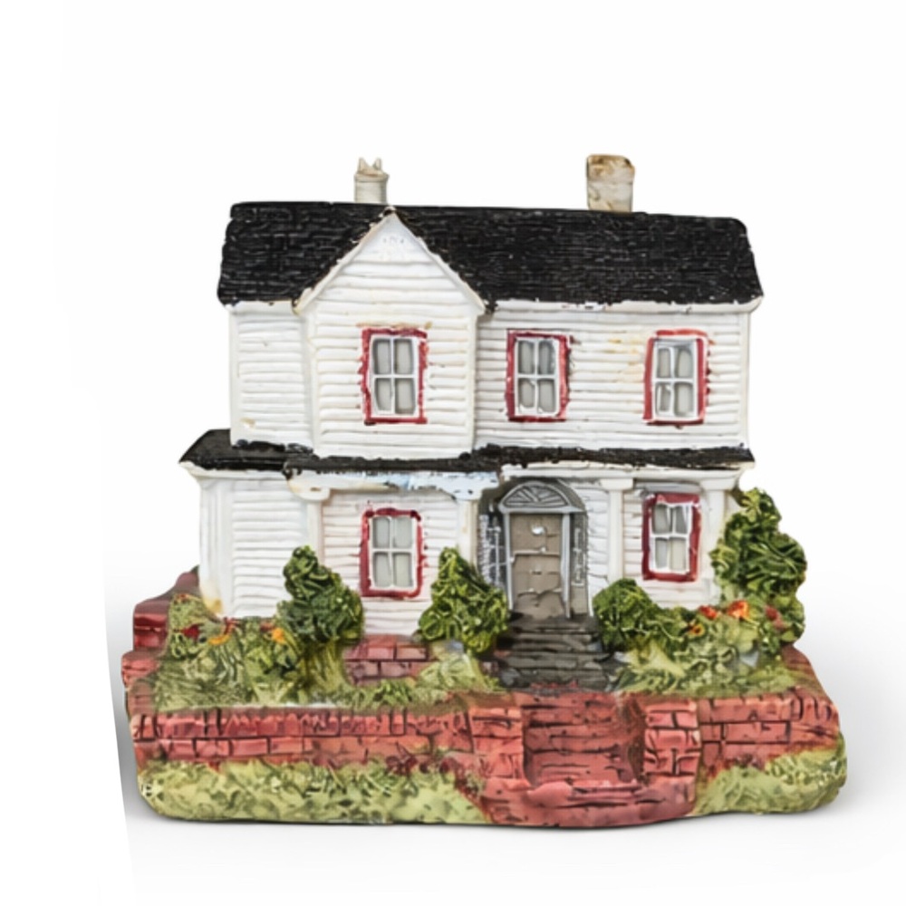 Charming Miniature House Figurine